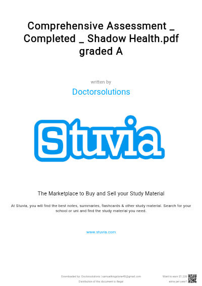 Comprehensive Assessment _ Completed _ Shadow Health.pdf graded A