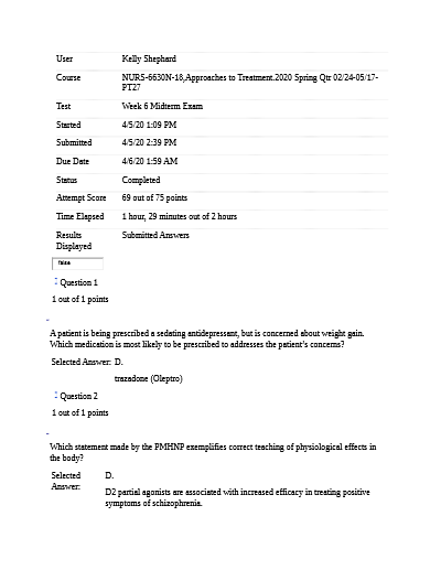 Nurs 6630 midterm docx