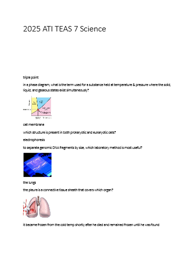 2025 ati teas 7 science