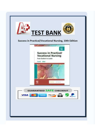 Success in Practical/Vocational Nursing 10th Edition