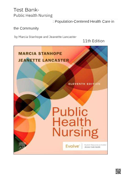 Public Health Nursing Test Bank 11th Edition | Stanhope & Lancaster