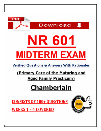 Nr 601 midterm exam