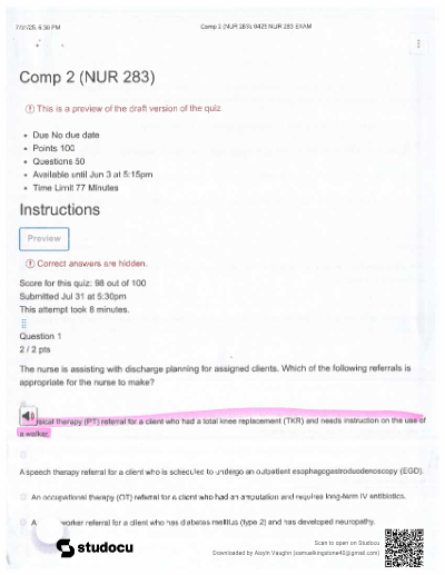 comp 2 nur 283