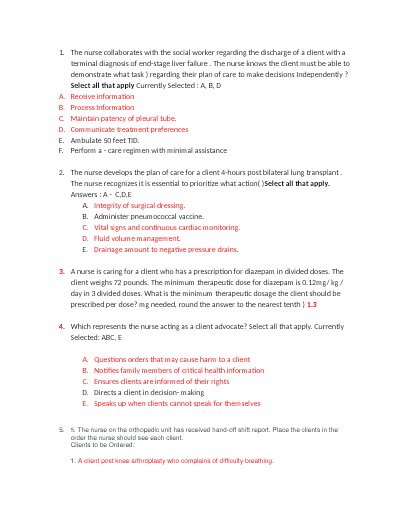 NR446 Collaborative Exam 1