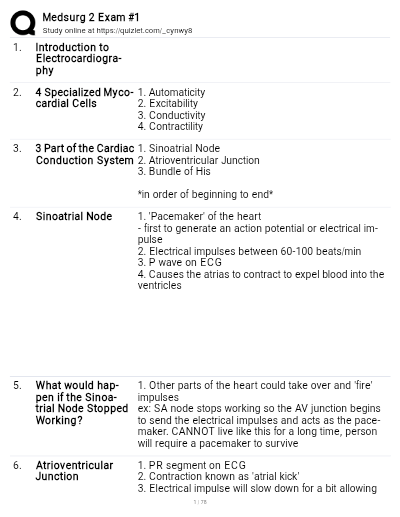 Medsurg 2 exam