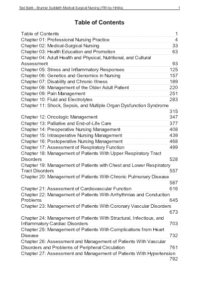 Brunner and Suddarth's Textbook of Medical-Surgical Nursing, 15th Edition