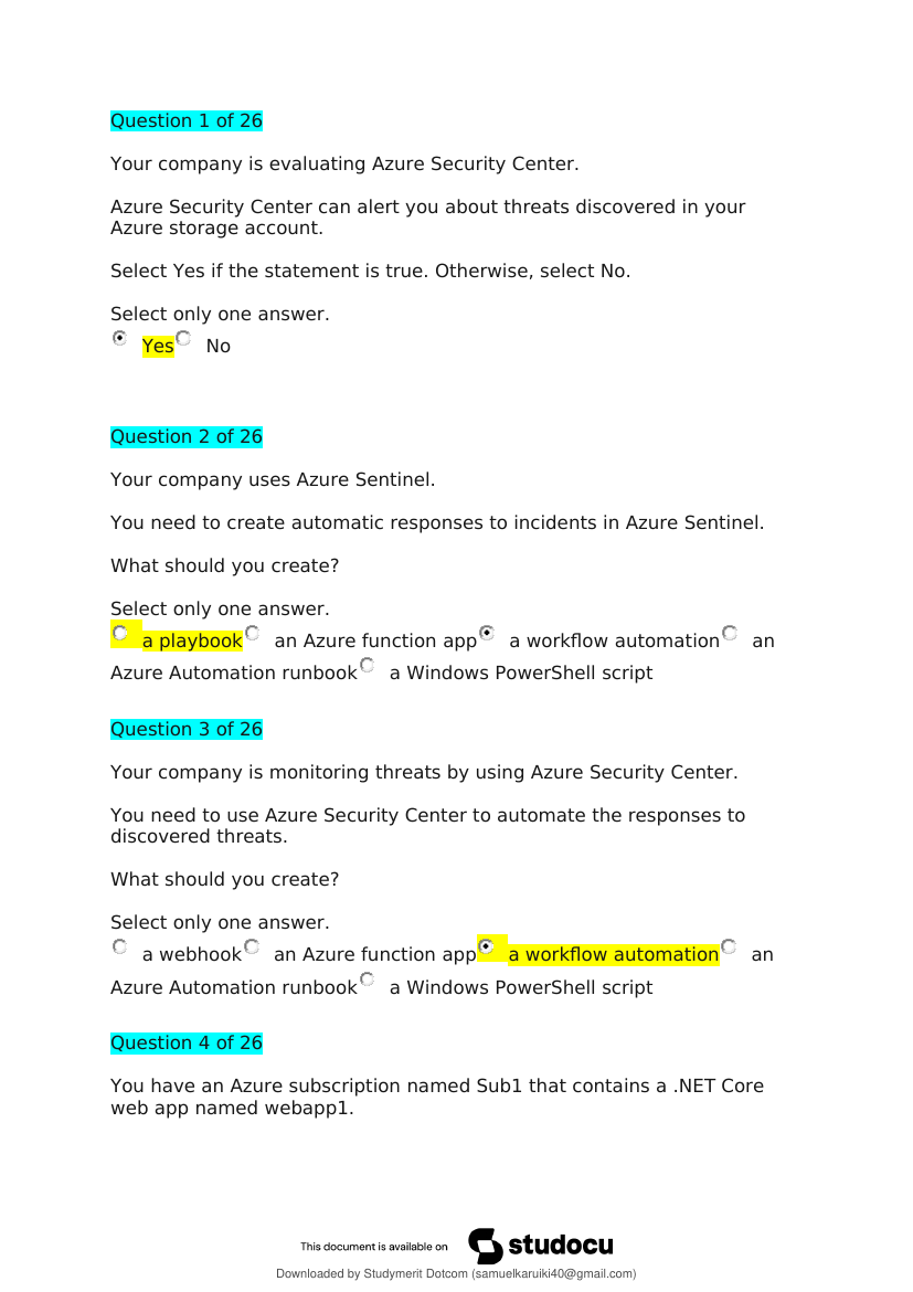 Renewal assessment for Microsoft Certified: Azure Solutions Architect Expert